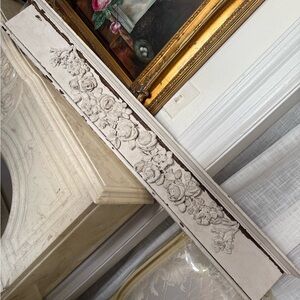 Antique French country wall plaque